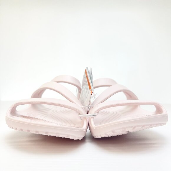 Sz 9- NWT Crocs Kadee II Iconic Comfort Z-Strap Sandals Barely Pink - Picture 7 of 15